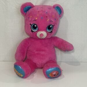 Build a Bear 18" Shopkins DLish Donut Stuffed Animal 2017 Plush Pink Bear